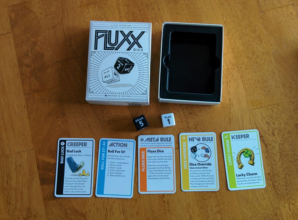 Not Much To Fluxx Dice Expansion