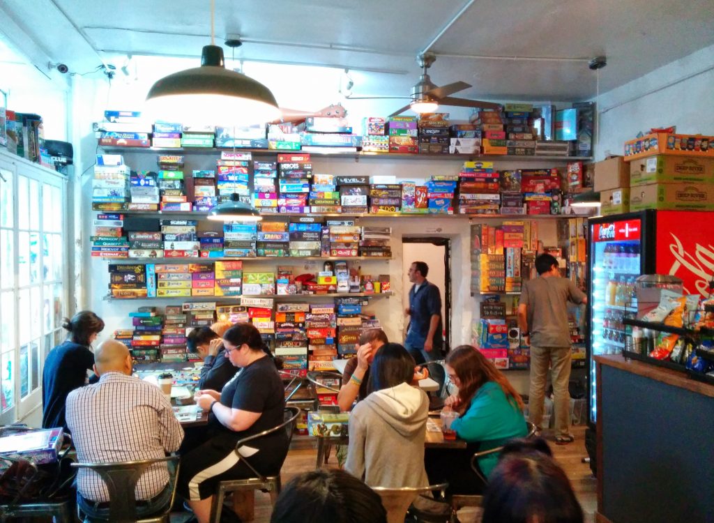 The Uncommons Board Game Cafe in New York