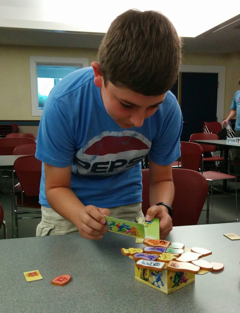 Aaron Having A Blast Playing Push A Monster